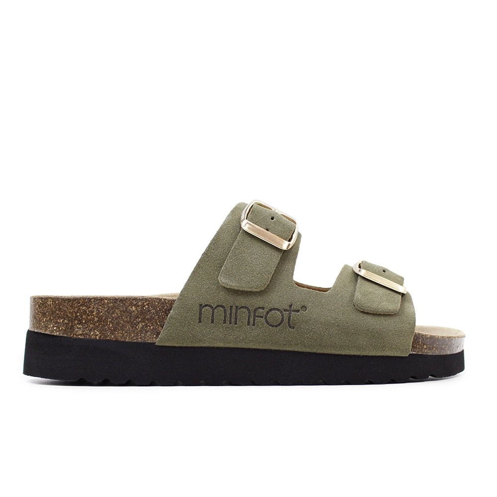 Produktbild 3 - Minfot Sandaler Mjuk Bio Moa Mocka Olive