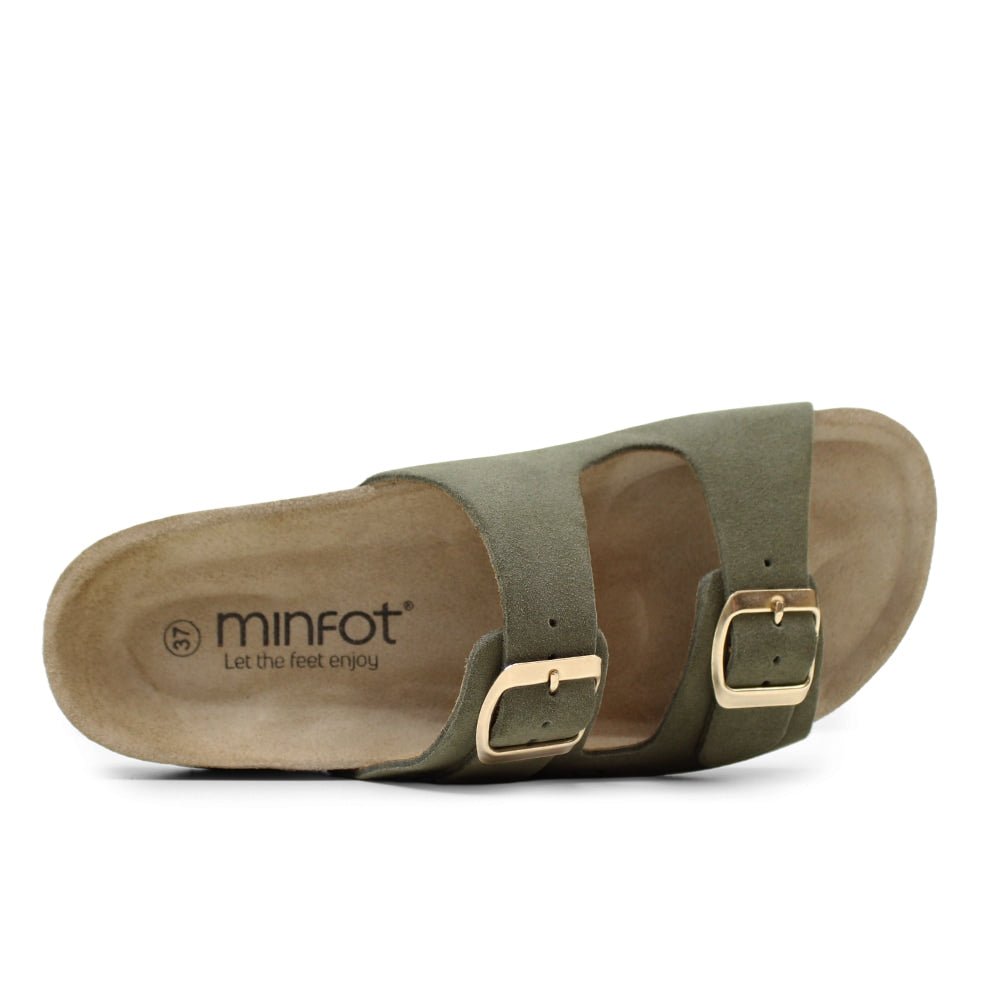 Produktbild 5 - Minfot Sandaler Mjuk Bio Moa Mocka Olive
