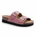 Minfot Moa Sandaler Dame Bio Ruskind Antik Rosa
