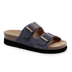 Minfot Moa Sandaler Dame Bio Ruskind Navy