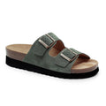 Minfot Moa Sandaler Dame Blød Bio Ruskind Grøn