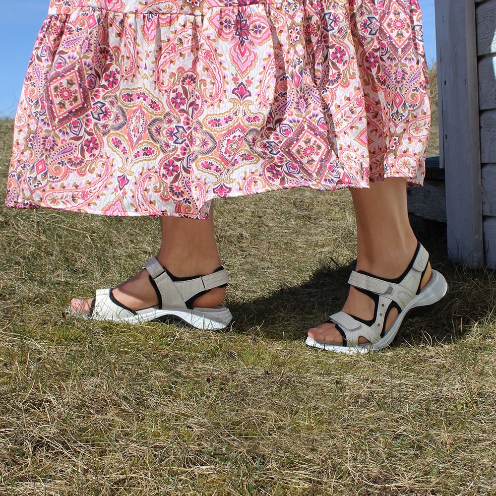 Minfot Sandaler Sandhamn Dame Læder Offwhite