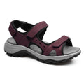 Minfot Sandaler Sandhamn Dame Nubuck Bordeaux