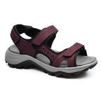 Minfot Sandhamn Sandaler Dame Nubuck Bordeaux