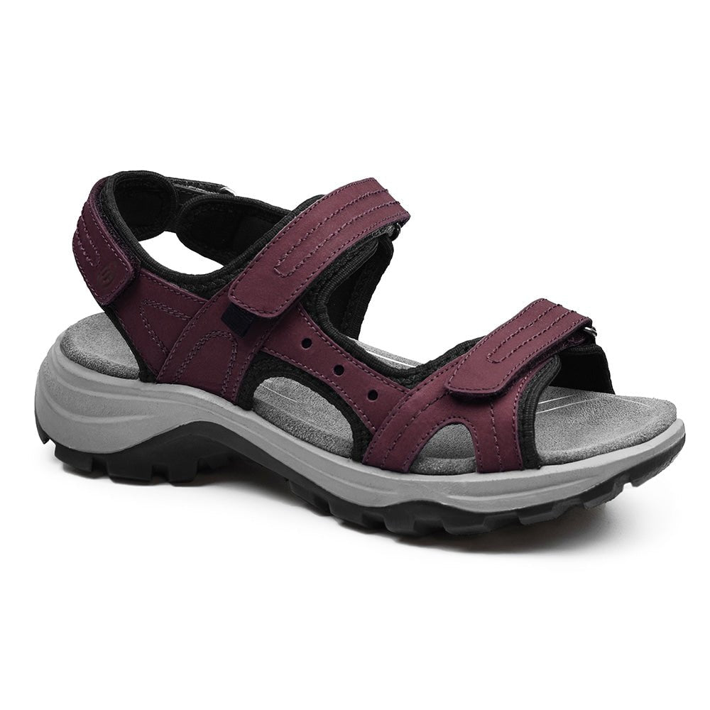 Minfot Sandaler Sandhamn Dam Nubuck Bordeaux
