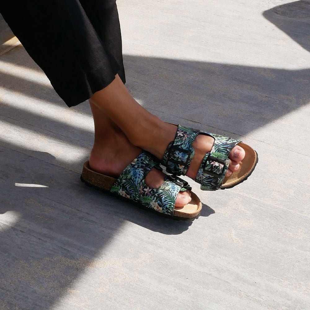 Produktbild 11 - Minfot Sandaler Softstep Tropical Glow Svart