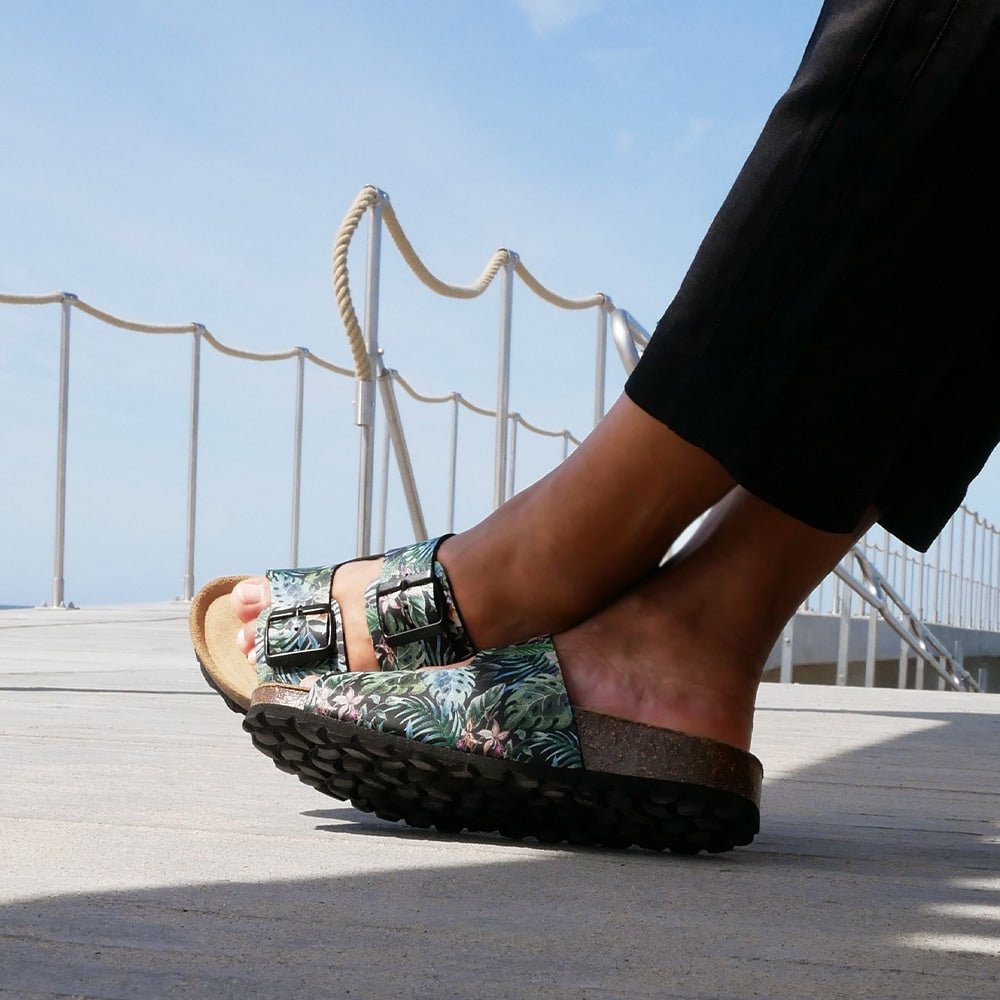 Produktbild 10 - Minfot Sandaler Softstep Tropical Glow Svart