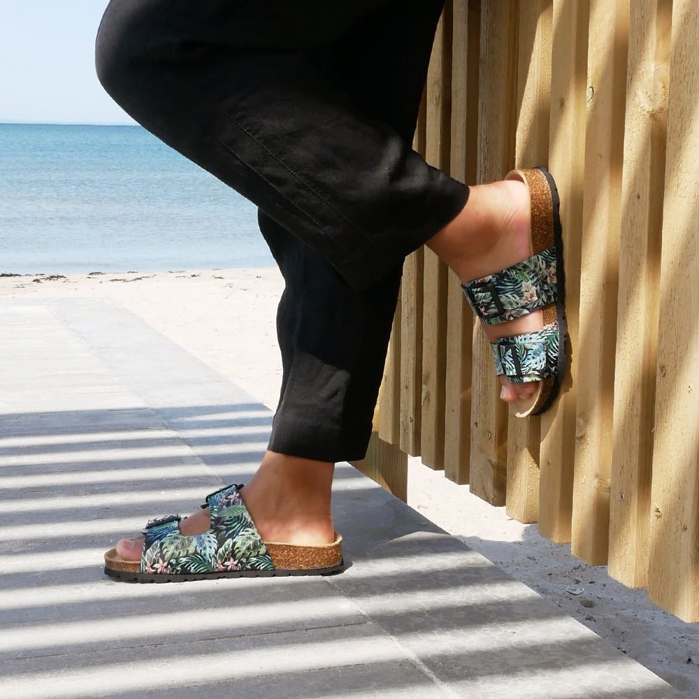 Produktbild 2 - Minfot Sandaler Softstep Tropical Glow Svart