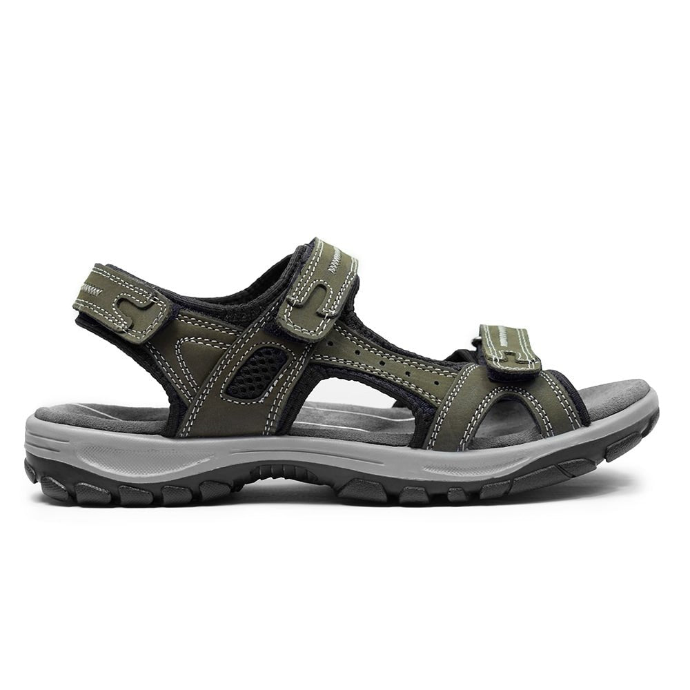 Minfot Sandaler Torekov Dam Nubuck Olivgrön