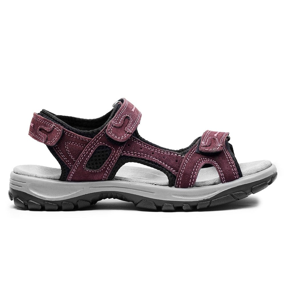 Minfot Sandaler Torekov Dam Nubuck Röd