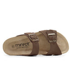Minfot Upstep Lill Sandaler Dame Ruskind Brun