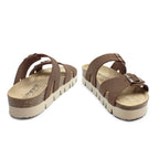 Minfot Upstep Lill Sandaler Dame Ruskind Brun