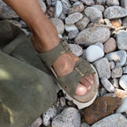 Minfot Upstep Lill Sandaler Dame Ruskind Grøn