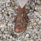Minfot Upstep Lux Sandaler Dame Brun