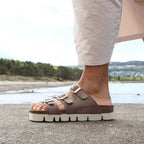 Minfot Upstep Lux Sandaler Dame Brun