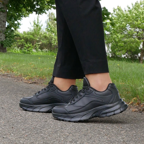 Minfot Joy Sneakers Dame Læder Sort
