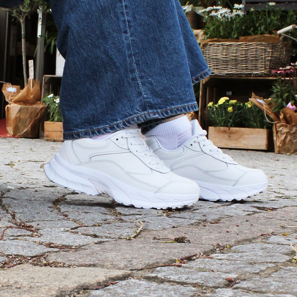 Produktbild 2 - Minfot Sneaker Joy Læder Hvid