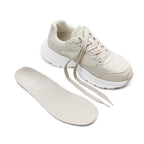 Minfot Joy Sneakers Dame Mesh Ruskind Sand
