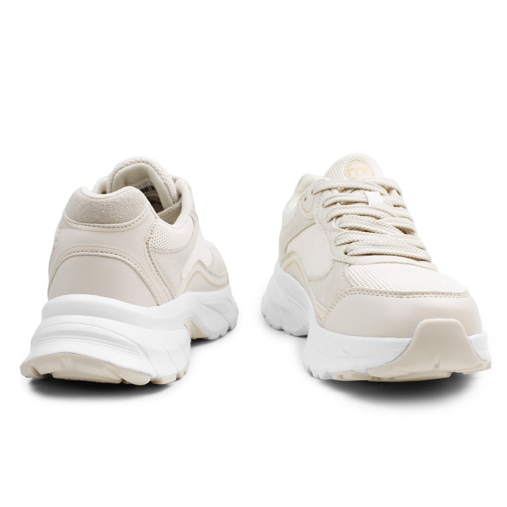 Minfot Joy Sneakers Dame Mesh Ruskind Sand