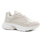 Minfot Joy Sneakers Dame Mesh Ruskind Sand