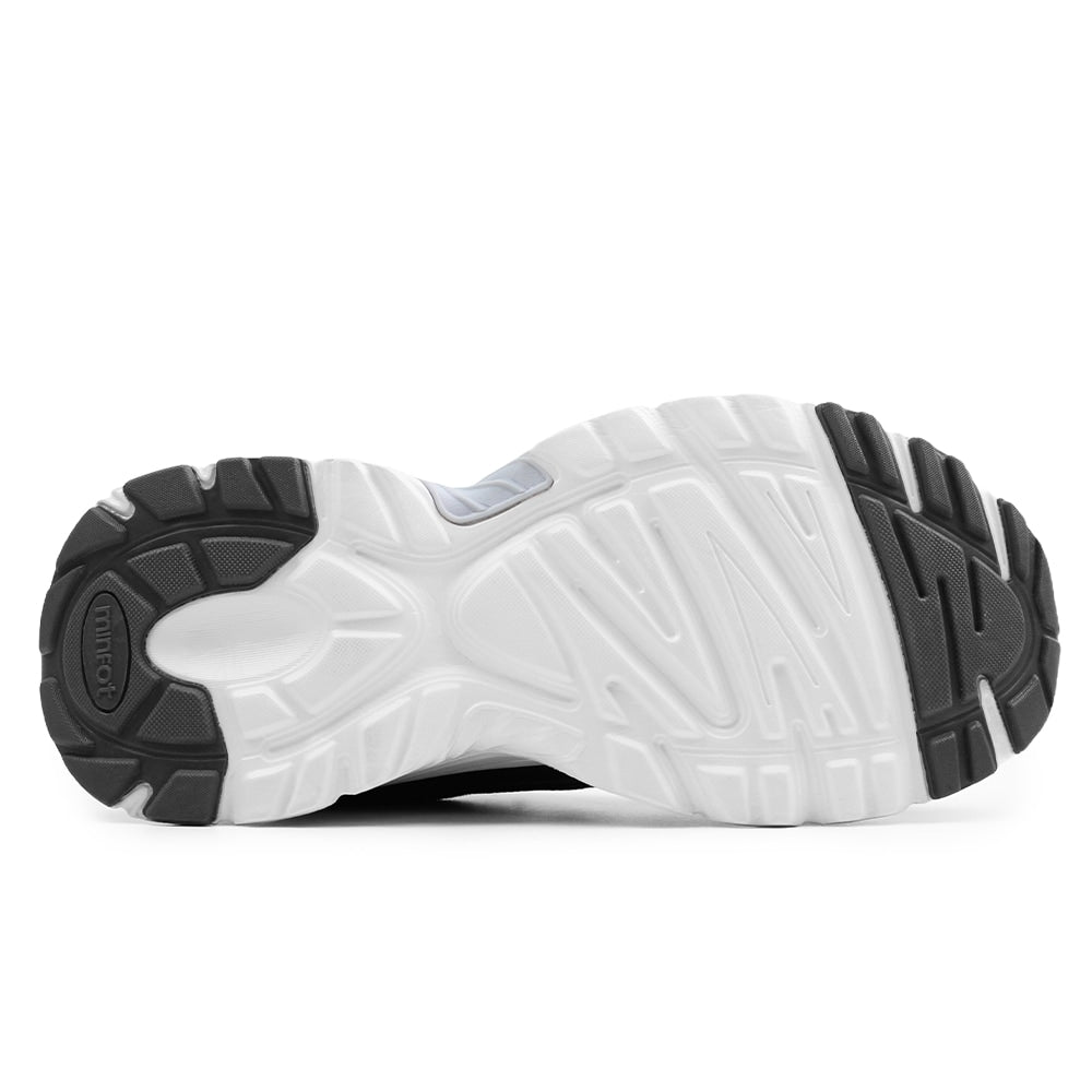 Minfot Sneaker Joy Mesh Ruskind Sort Hvid