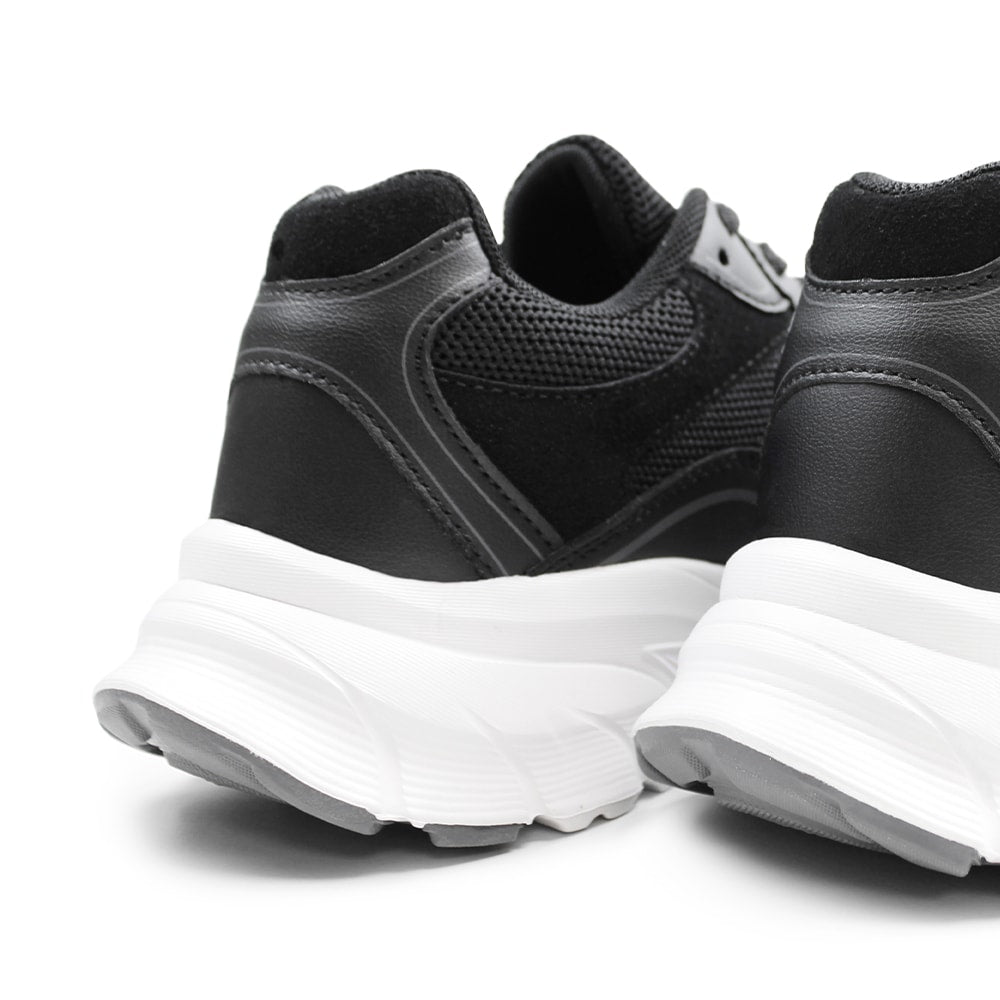 Minfot Sneaker Joy Mesh Ruskind Sort Hvid