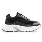 Minfot Joy Sneakers Dame Mesh Ruskind Sort Hvid