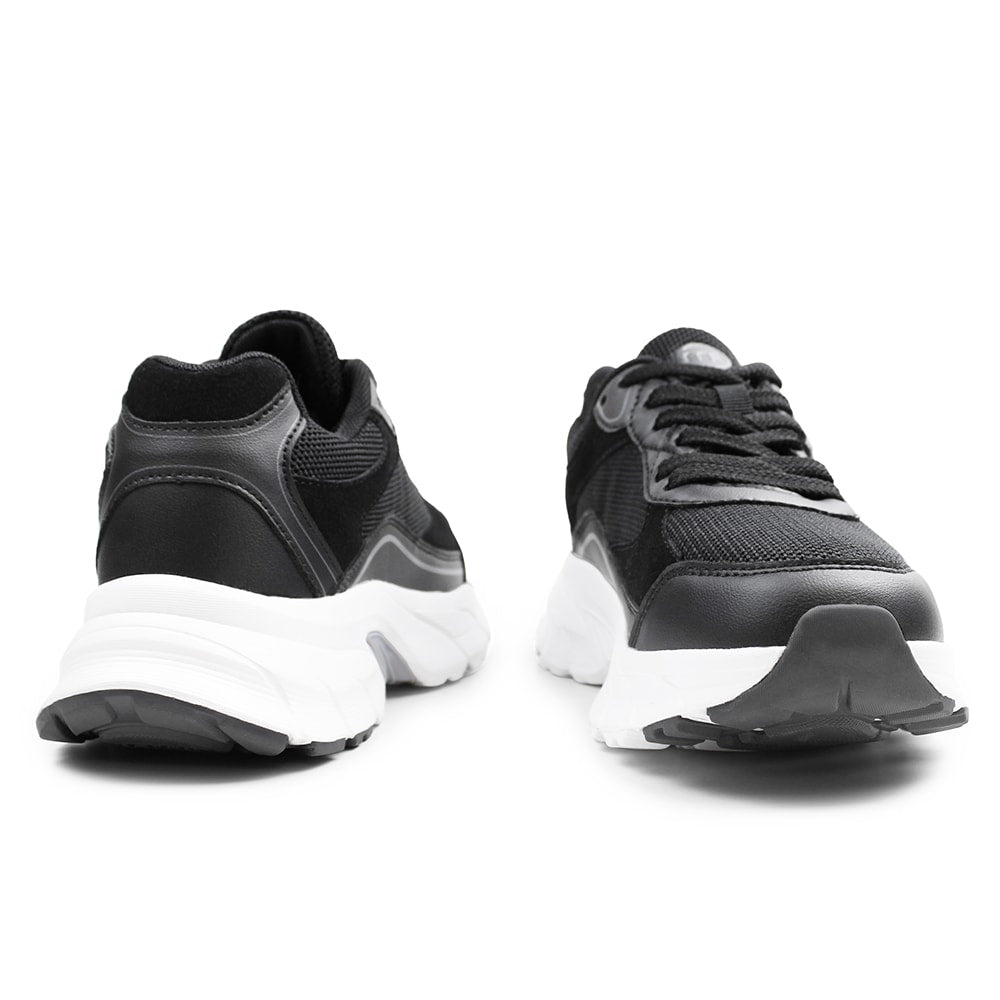 Minfot Sneaker Joy Mesh Ruskind Sort Hvid