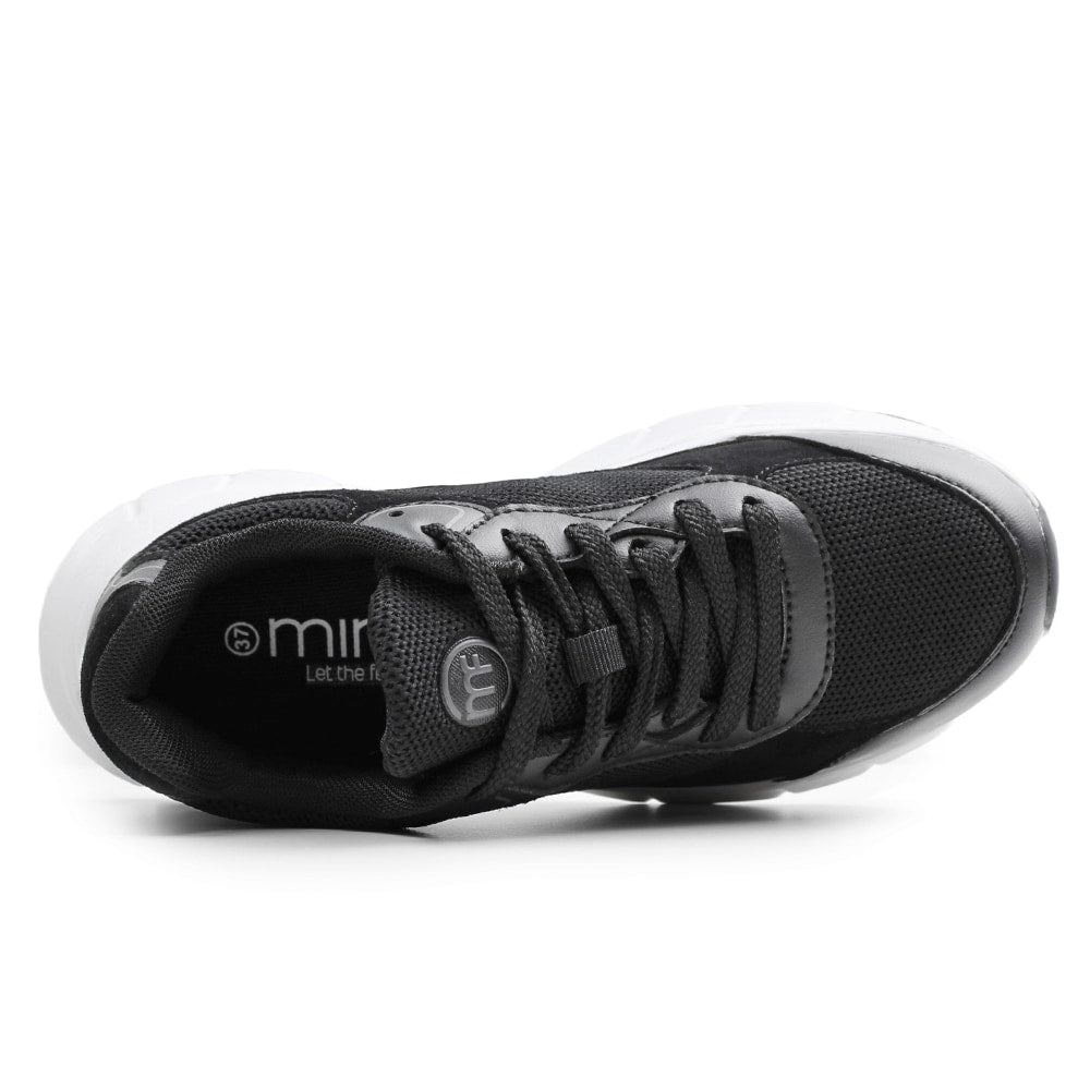 Produktbild 5 - Minfot Sneaker Joy Mesh Mocka Sort Hvid