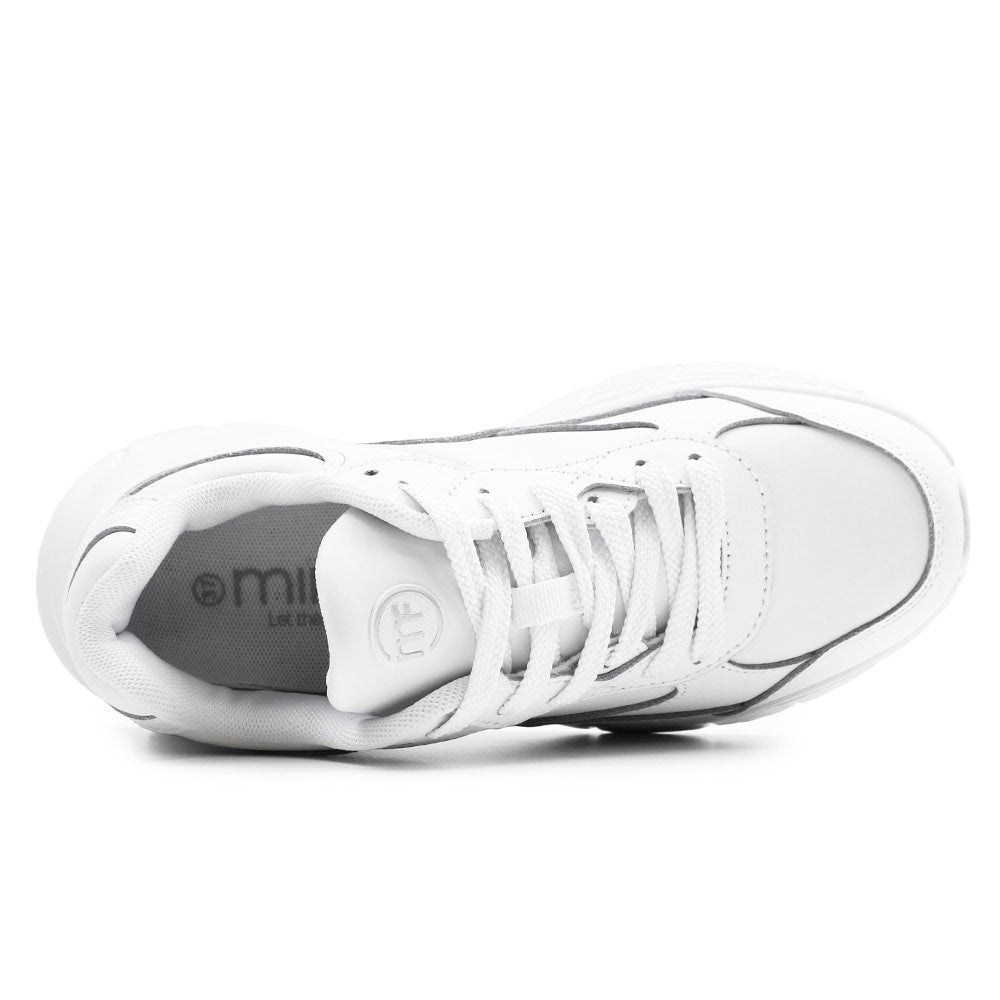 Minfot Joy Sneaker Dame Læder Hvid