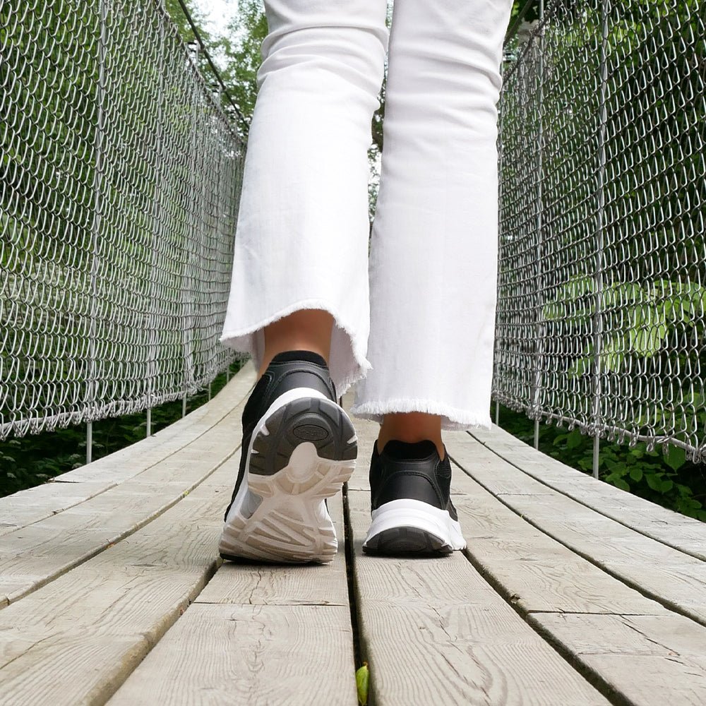 Produktbild 14 - Minfot Sneaker Joy Mesh Mocka Sort Hvid