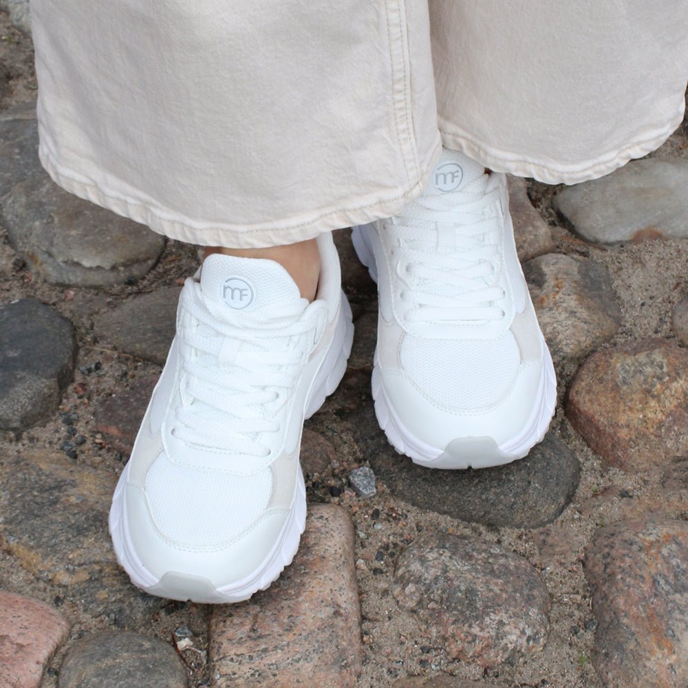 Produktbild 13 - Minfot Sneaker Joy Mesh Mocka Hvid