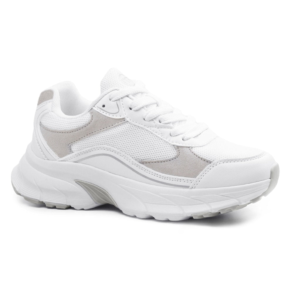 Minfot Sneaker Joy Dame Mesh Ruskind Hvid