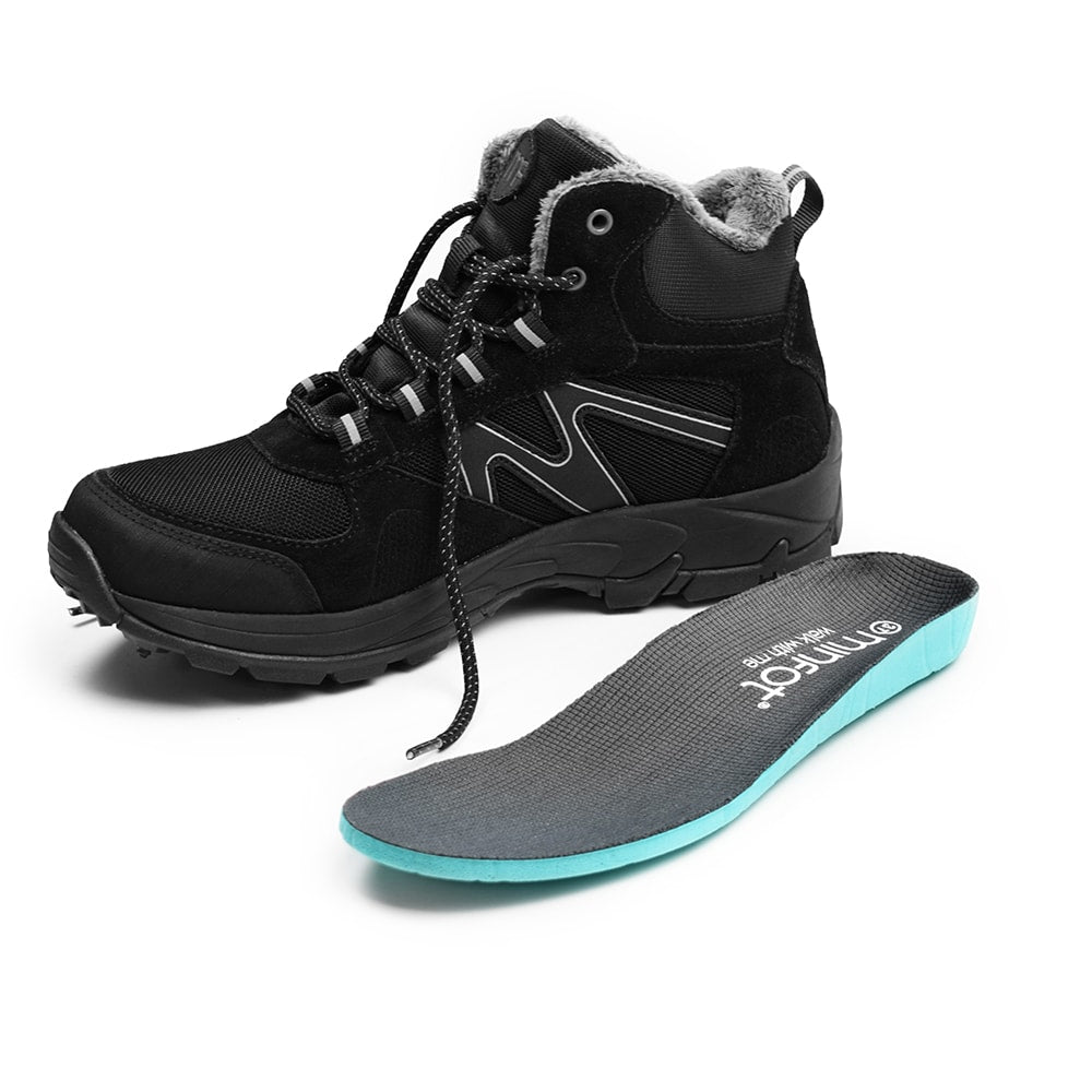 Minfot Snowgrip Pigsko Vandtæt Sort