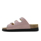 Minfot Sandal Blød Bio Dame Lyserød Ruskind