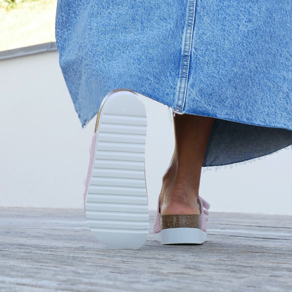 Minfot Sandal Blød Bio Dots Lyserød