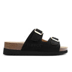 Minfot Moa Sandaler Dame Bio Ruskind Nero