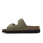 Minfot Moa Sandaler Dame Bio Ruskind Olive
