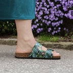 Minfot Softstep Sandaler Dame Biosandal 2-remme Tropical Glow Sort