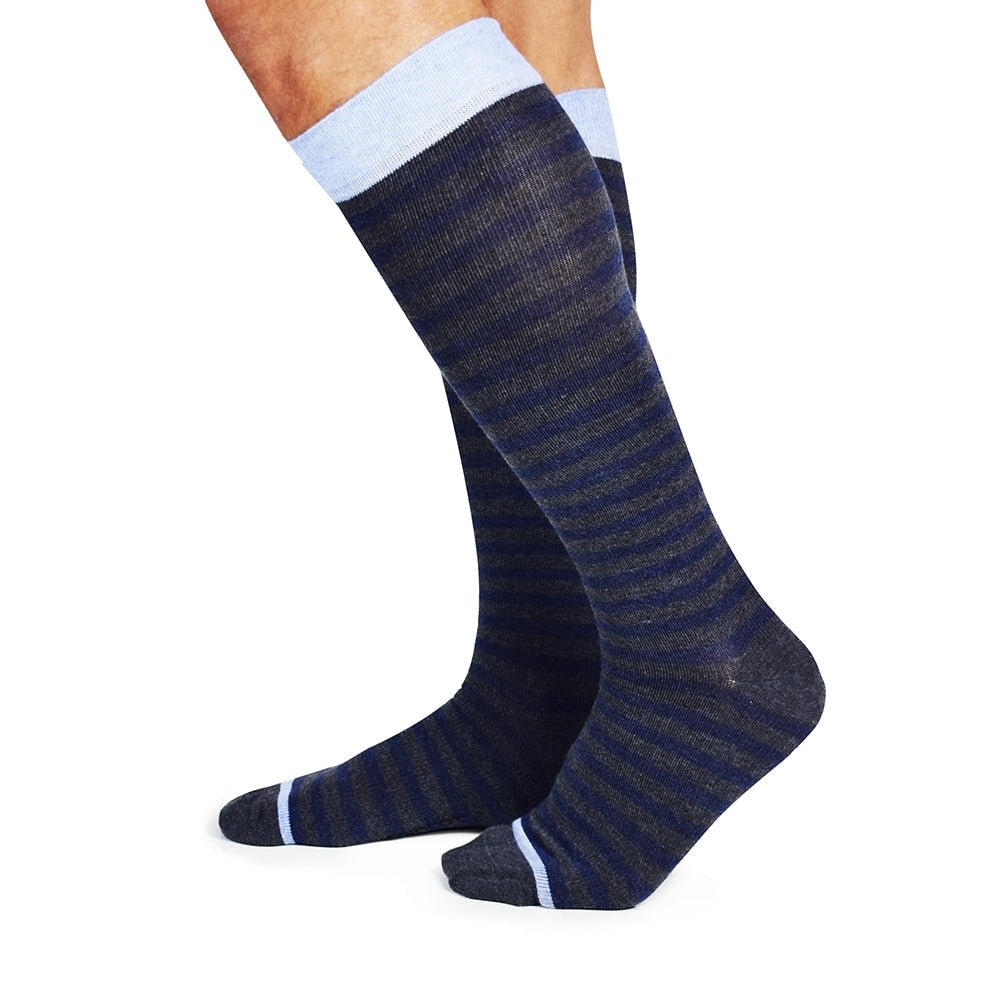 Minfot Støttestrømper bomuld Eco Line Grey 1-pak