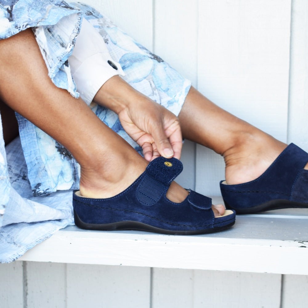 Produktbild 15 - Minfot Sandaler Stretch Skagen Navy