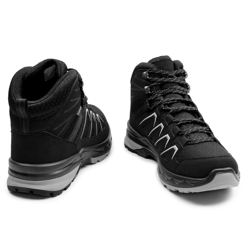 Minfot Stride Mid Sko Unisex Vandtæt TEX Sort