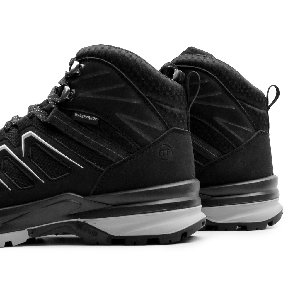 Minfot Stride Mid Sko Unisex Vandtæt TEX Sort