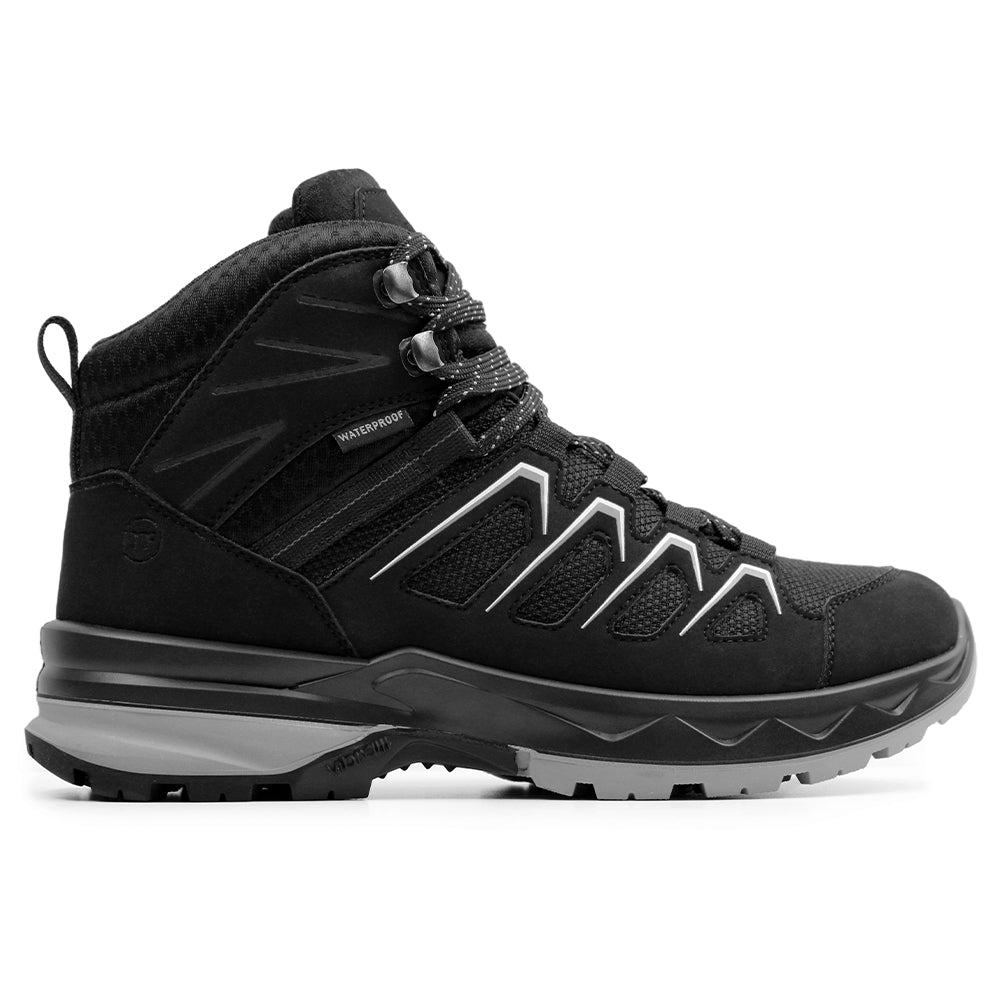 Minfot Stride Mid Sko Unisex Vandtæt TEX Sort