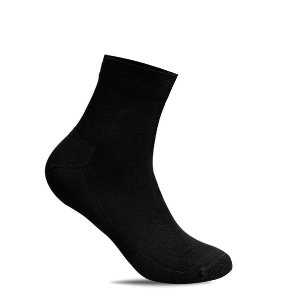 Minfot Bambustrømper Quarter Sort 1-pak