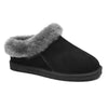Minfot Hjemmesko Fåreskind Bergen med Sål Sort