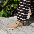 Minfot Upstep Dana Tøfler Dame Ruskind Taupe