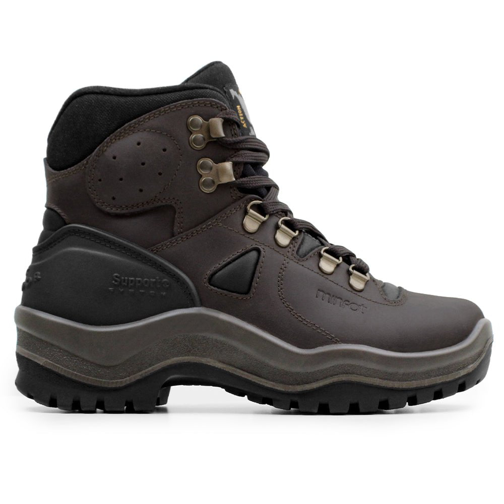 Minfot Trekker Vandrestøvler Unisex Vandafvisende TEX Læder Brun