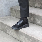 Minfot Vei Sneaker Stretch Nubuck Sort Oxid
