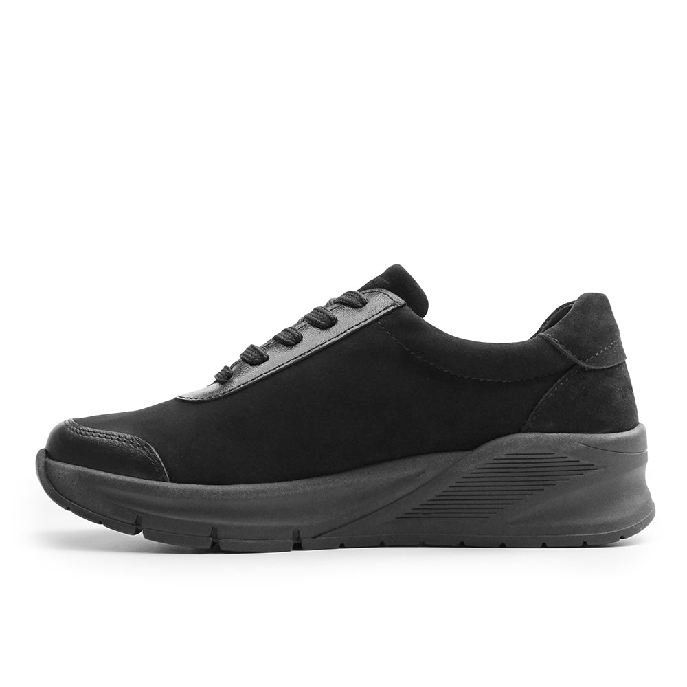 Produktbild 4 - Minfot Vei Sneaker Stretch Nubuck Svart Oxid